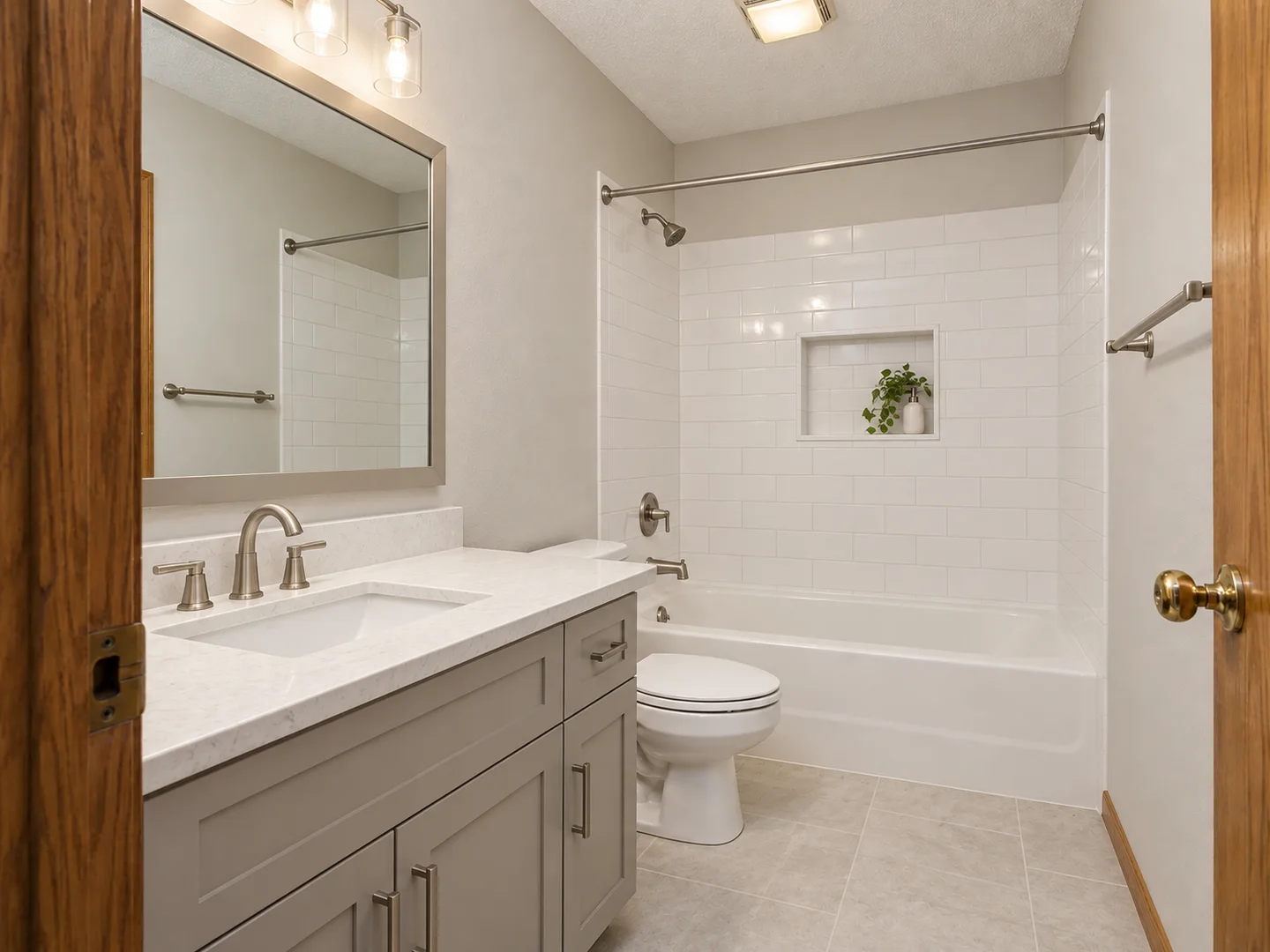 After renovation: Bathroom refresh