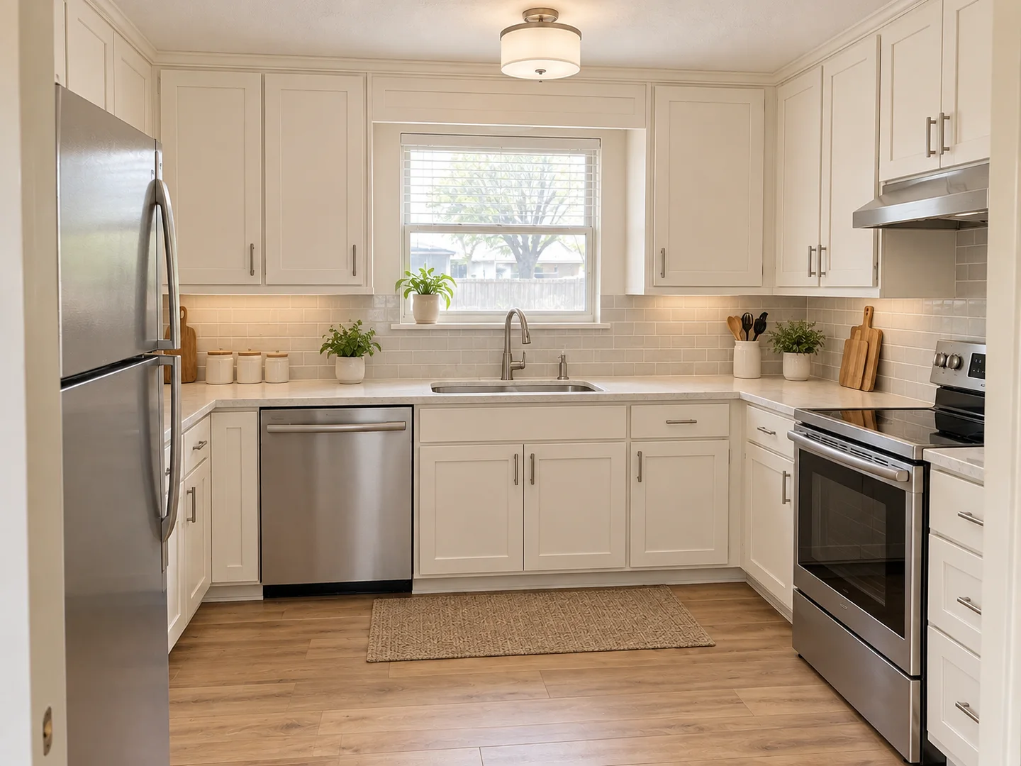 After renovation: Kitchen renovation